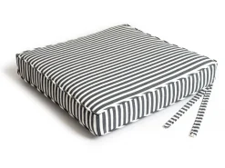 Business & Pleasure Co. The Seat Pillow - Lauren'S Navy Stripe