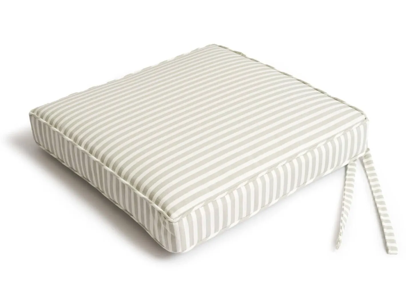 Business & Pleasure Co. The Seat Pillow - Lauren'S Sage Stripe