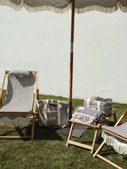 Business & Pleasure Co. The Sling Chair - Lauren'S Navy Stripe