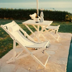 Business & Pleasure Co. The Sling Chair - Rivie White