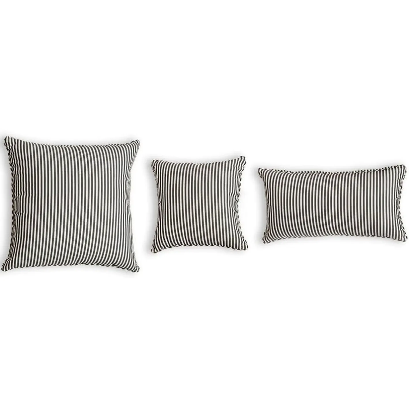 Business & Pleasure Co. The Small Square Throw Pillow - Lauren'S Navy Stripe
