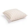 Business & Pleasure Co. The Small Square Throw Pillow - Monaco Natural Stripe