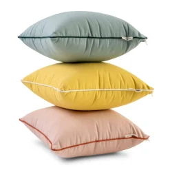 Business & Pleasure Co. The Small Square Throw Pillow - Rivie Pink