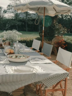 Business & Pleasure Co. The Table Cloth - Lauren'S Navy Stripe
