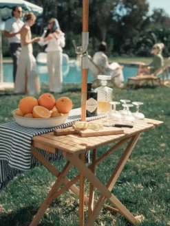 Business & Pleasure Co. The Table Cloth - Lauren'S Navy Stripe
