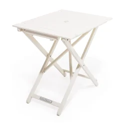 Business & Pleasure Co. The Tall Folding Table - Antique White