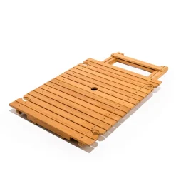 Business & Pleasure Co. The Tall Folding Table - Teak