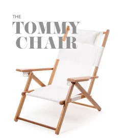 Business & Pleasure Co. The Tommy Chair - Lauren'S Pink Stripe