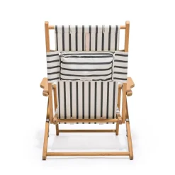 Business & Pleasure Co. The Tommy Chair - Monaco Black Stripe
