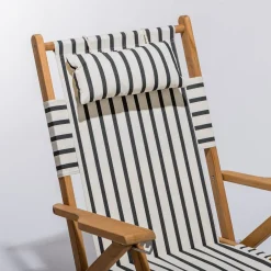 Business & Pleasure Co. The Tommy Chair - Monaco Black Stripe