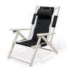 Business & Pleasure Co. The Tommy Chair - White - Rivie Black