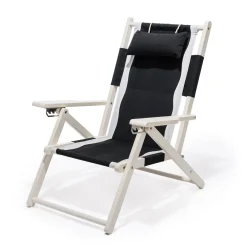Business & Pleasure Co. The Tommy Chair - White - Rivie Black