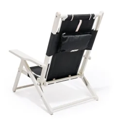 Business & Pleasure Co. The Tommy Chair - White - Rivie Black