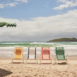 Business & Pleasure Co. The Tommy Chair - White - Rivie Green