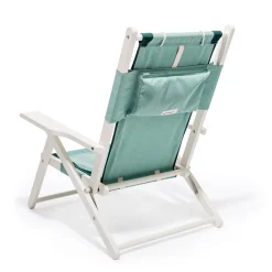 Business & Pleasure Co. The Tommy Chair - White - Rivie Green