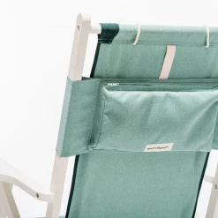 Business & Pleasure Co. The Tommy Chair - White - Rivie Green