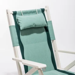 Business & Pleasure Co. The Tommy Chair - White - Rivie Green