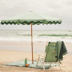 Business & Pleasure Co. The Tommy Chair - White - Rivie Green