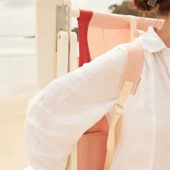 Business & Pleasure Co. The Tommy Chair - White - Rivie Pink