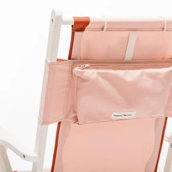 Business & Pleasure Co. The Tommy Chair - White - Rivie Pink