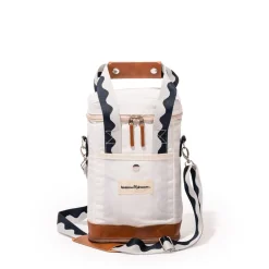 Business & Pleasure Co. The Wine Cooler Tote Bag - Rivie White